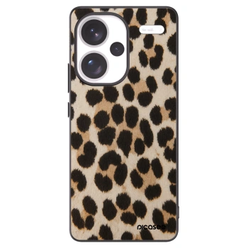 Picasee silikonowe czarne etui na Xiaomi Redmi Note 13 Pro+ 5G - Brown Tiger