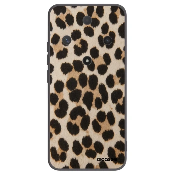 Picasee silikonowe czarne etui na Honor Magic6 Lite 5G - Brown Tiger