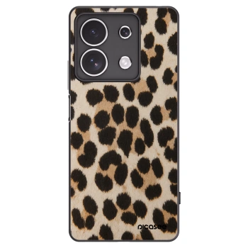 Picasee silikonowe czarne etui na Xiaomi Redmi Note 13 4G - Brown Tiger