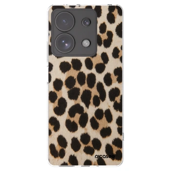 Picasee silikonowe przeźroczyste etui na Xiaomi Redmi Note 13 Pro 4G - Brown Tiger