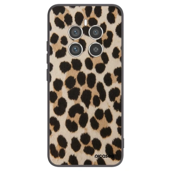 Picasee silikonowe czarne etui na Realme 12 Pro 5G - Brown Tiger