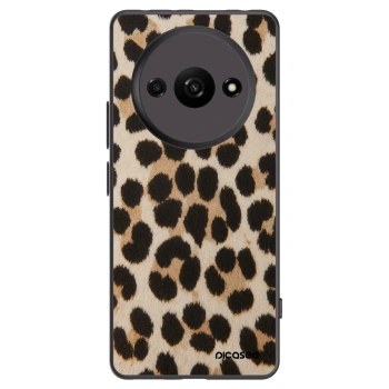 Picasee silikonowe czarne etui na Xiaomi Redmi A3 - Brown Tiger