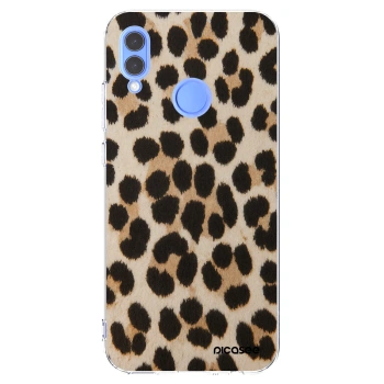 Picasee silikonowe przeźroczyste etui na Honor 10 Lite - Brown Tiger
