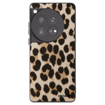 Picasee silikonowe czarne etui na OnePlus 12 5G - Brown Tiger