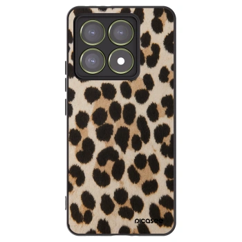 Picasee silikonowe czarne etui na Xiaomi 14T - Brown Tiger