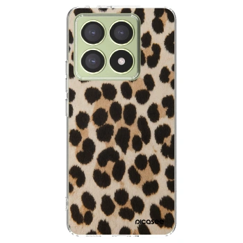 Picasee silikonowe przeźroczyste etui na Xiaomi 14T - Brown Tiger