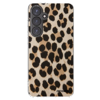 Picasee silikonowe przeźroczyste etui na Samsung Galaxy S24 FE S721B - Brown Tiger