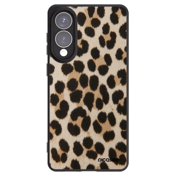 Picasee silikonowe czarne etui na Samsung Galaxy S25 Edge 5G - Brown Tiger