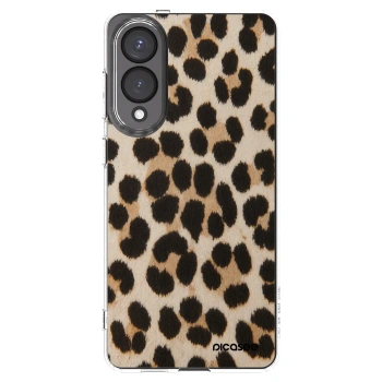 Picasee silikonowe przeźroczyste etui na Samsung Galaxy S25 Edge 5G - Brown Tiger
