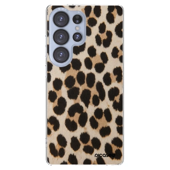 Picasee silikonowe przeźroczyste etui na Samsung Galaxy S25 Ultra 5G - Brown Tiger
