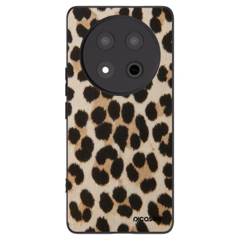 Picasee silikonowe czarne etui na Honor Magic7 Lite 5G - Brown Tiger