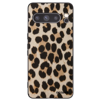 Picasee silikonowe czarne etui na Google Pixel 8 Pro - Brown Tiger