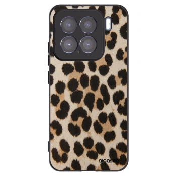 Picasee silikonowe czarne etui na Xiaomi 15 - Brown Tiger