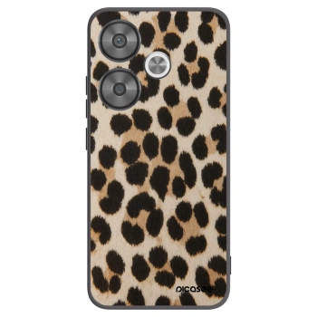 Picasee silikonowe czarne etui na Xiaomi Poco F6 - Brown Tiger
