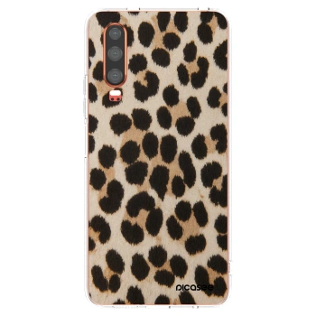 Picasee silikonowe przeźroczyste etui na Huawei P30 - Brown Tiger