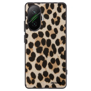 Picasee silikonowe czarne etui na Xiaomi Poco F7 Pro 5G - Brown Tiger