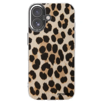 Picasee silikonowe przeźroczyste etui na Apple iPhone 17 - Brown Tiger