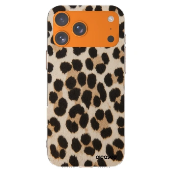 Picasee silikonowe przeźroczyste etui na Apple iPhone 17 Pro Max - Brown Tiger