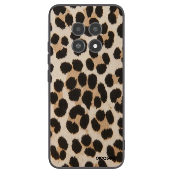Picasee silikonowe czarne etui na Realme 12X - Brown Tiger