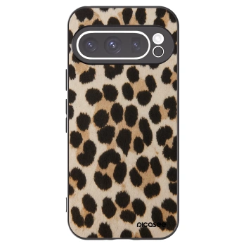 Picasee silikonowe czarne etui na Google Pixel 9 Pro XL - Brown Tiger