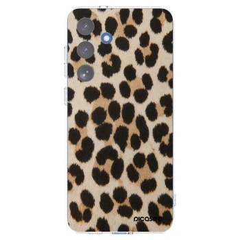 Picasee silikonowe przeźroczyste etui na Samsung Galaxy S25 FE 5G - Brown Tiger