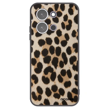 Picasee silikonowe czarne etui na Xiaomi Redmi 15C 5G - Brown Tiger