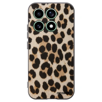 Picasee silikonowe czarne etui na Xiaomi 17 - Brown Tiger