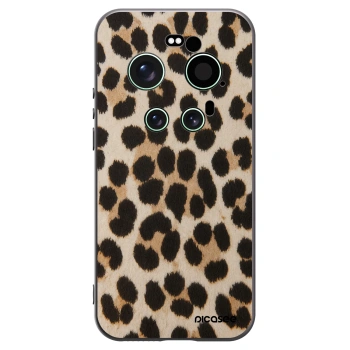 Picasee silikonowe czarne etui na Xiaomi 17 Ultra - Brown Tiger