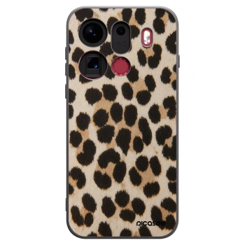Picasee silikonowe czarne etui na OPPO Find X9 Pro - Brown Tiger