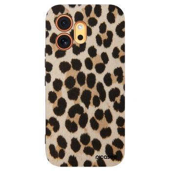 Picasee silikonowe czarne etui na Honor 600 - Brown Tiger