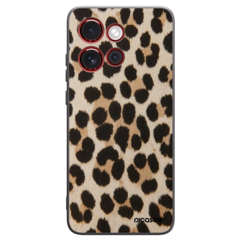 Picasee silikonowe czarne etui na Motorola Edge 60 Neo 5G - Brown Tiger