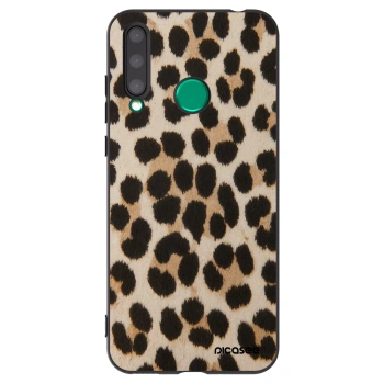 Picasee silikonowe czarne etui na Honor 20 Lite - Brown Tiger