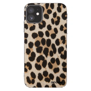 Picasee silikonowe przeźroczyste etui na Apple iPhone 11 - Brown Tiger