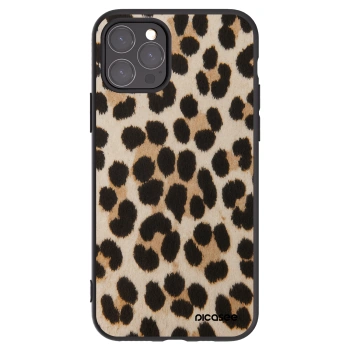 Picasee silikonowe czarne etui na Apple iPhone 11 Pro - Brown Tiger