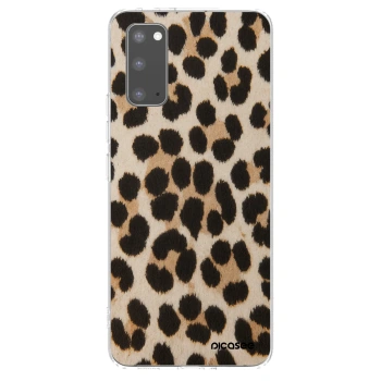 Picasee silikonowe przeźroczyste etui na Samsung Galaxy S20 G980F - Brown Tiger