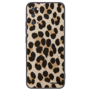 Picasee silikonowe czarne etui na Samsung Galaxy S20 G980F - Brown Tiger