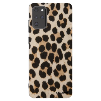 Picasee silikonowe przeźroczyste etui na Samsung Galaxy S20+ G985F - Brown Tiger