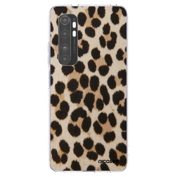 Picasee silikonowe przeźroczyste etui na Xiaomi Mi Note 10 Lite - Brown Tiger