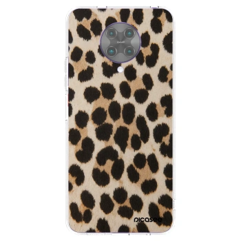 Picasee silikonowe przeźroczyste etui na Xiaomi Poco F2 Pro - Brown Tiger