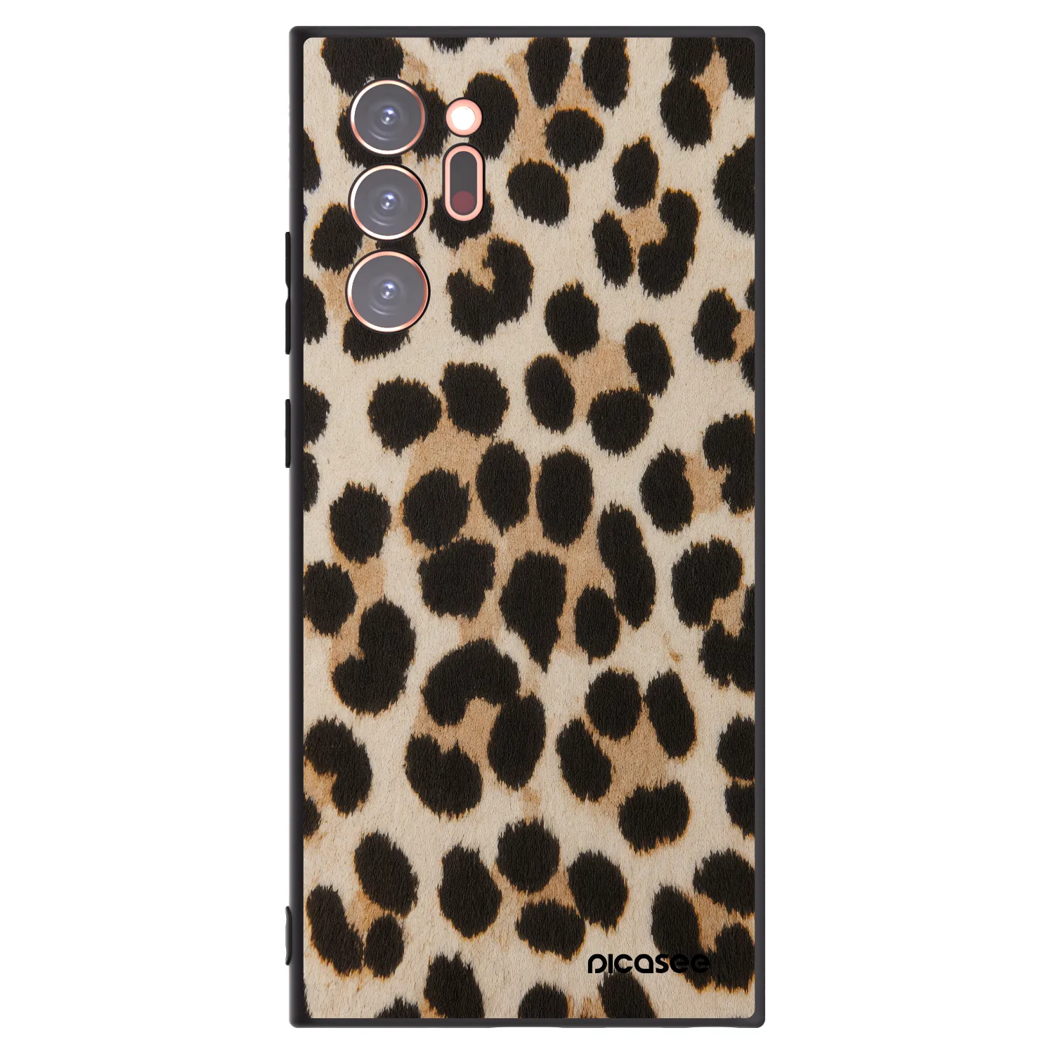 Picasee silikonowe czarne etui na Samsung Galaxy Note 20 Ultra - Brown Tiger