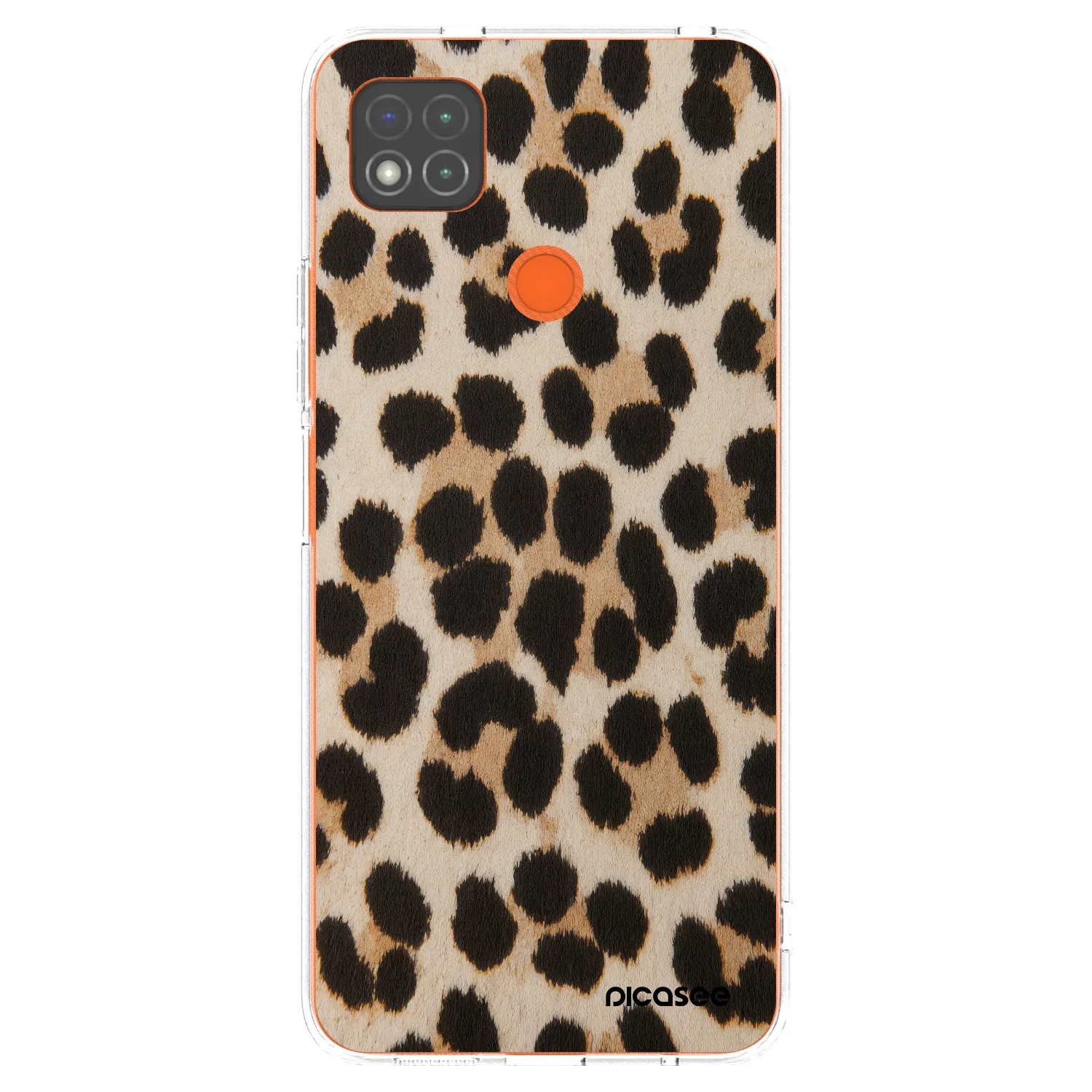Picasee silikonowe przeźroczyste etui na Xiaomi Redmi 9C - Brown Tiger