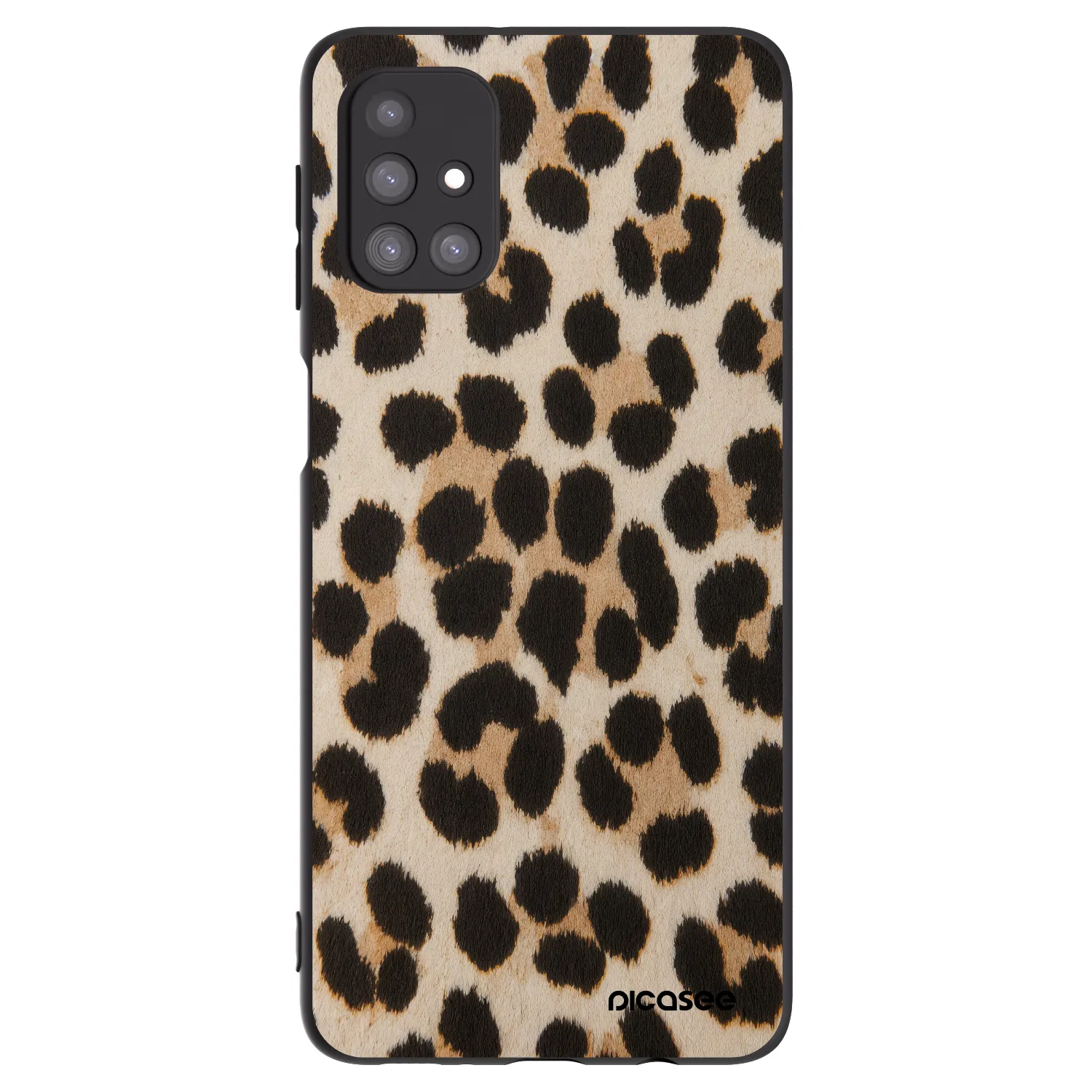 Picasee silikonowe czarne etui na Samsung Galaxy M31s - Brown Tiger