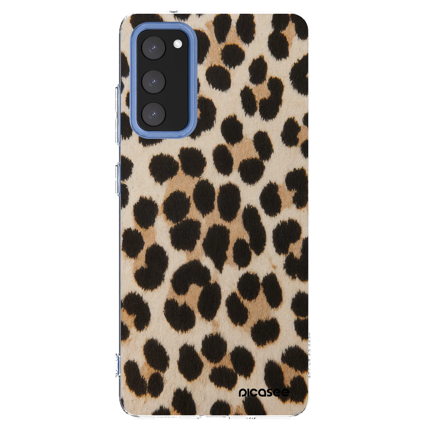 Picasee silikonowe przeźroczyste etui na Samsung Galaxy S20 FE - Brown Tiger