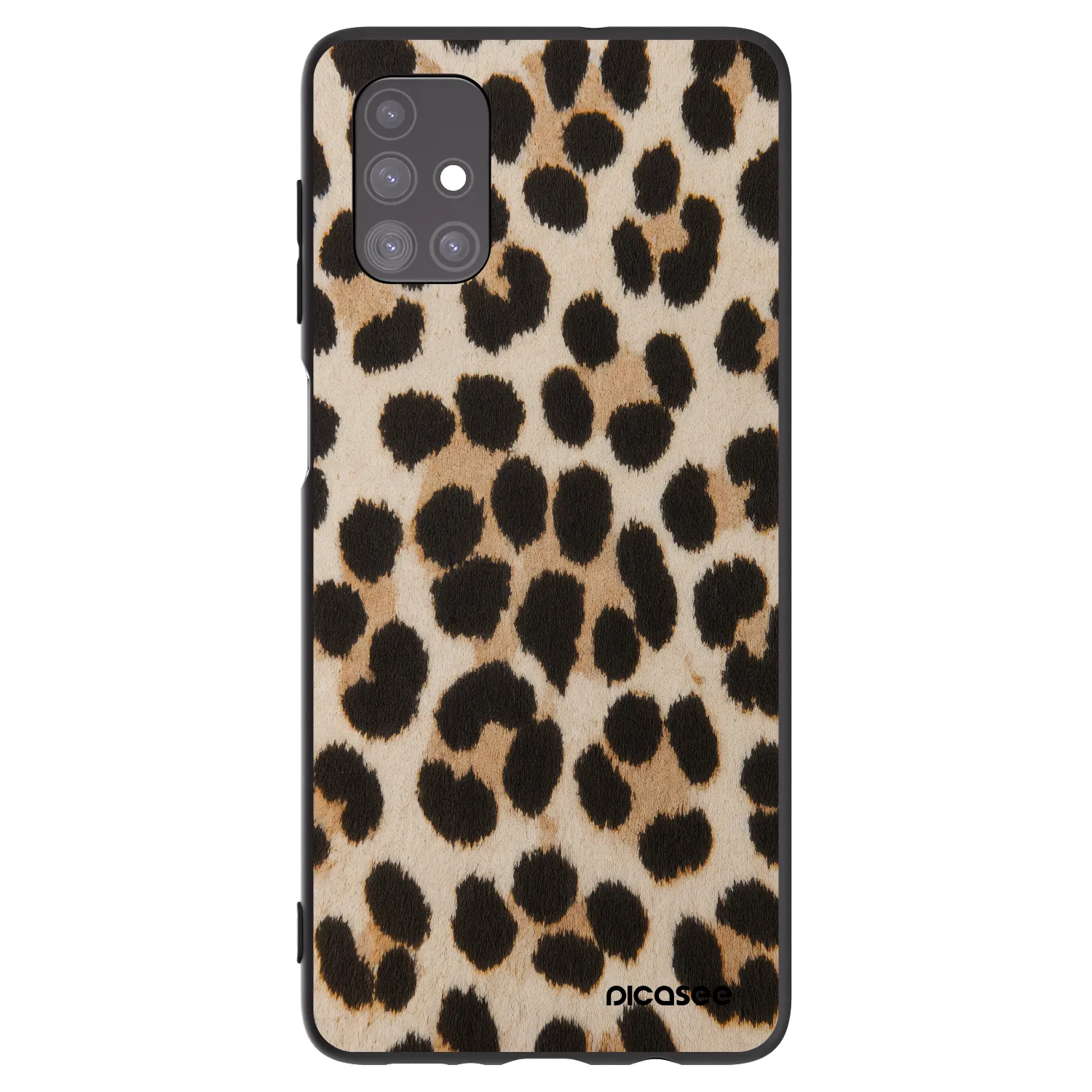 Picasee silikonowe czarne etui na Samsung Galaxy M51 M515F - Brown Tiger