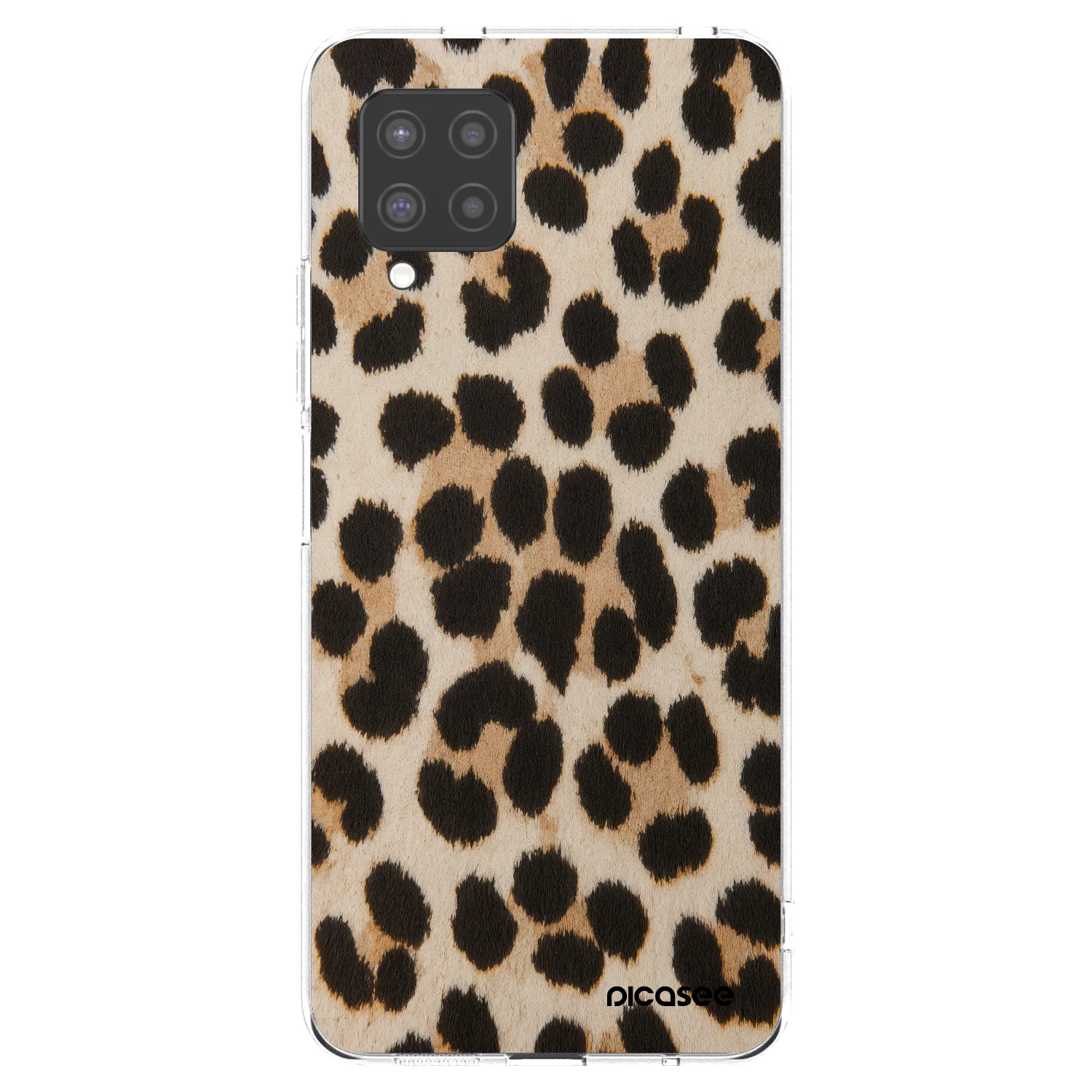 Picasee silikonowe przeźroczyste etui na Samsung Galaxy A42 A426B - Brown Tiger