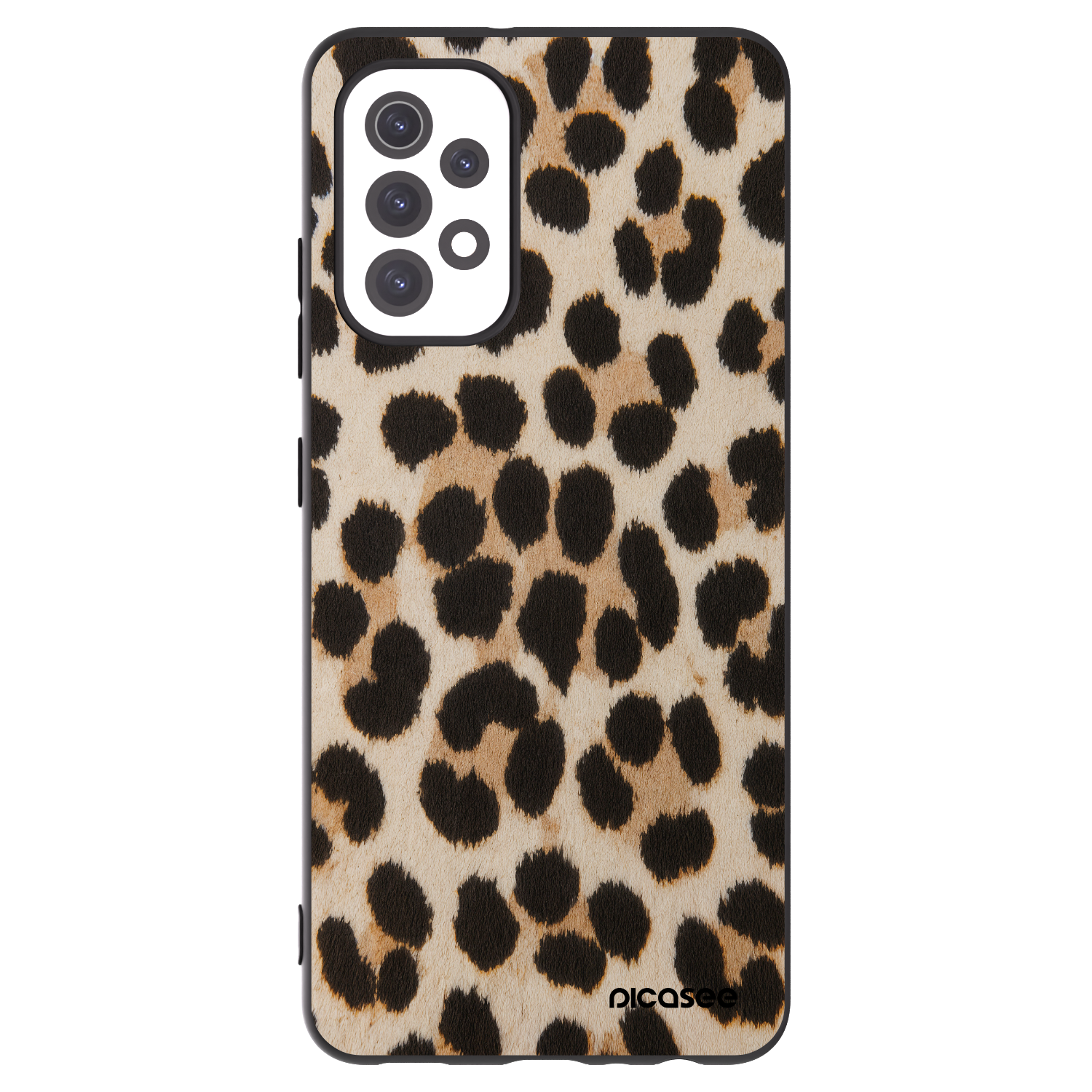 Picasee silikonowe czarne etui na Samsung Galaxy A32 5G A326B - Brown Tiger