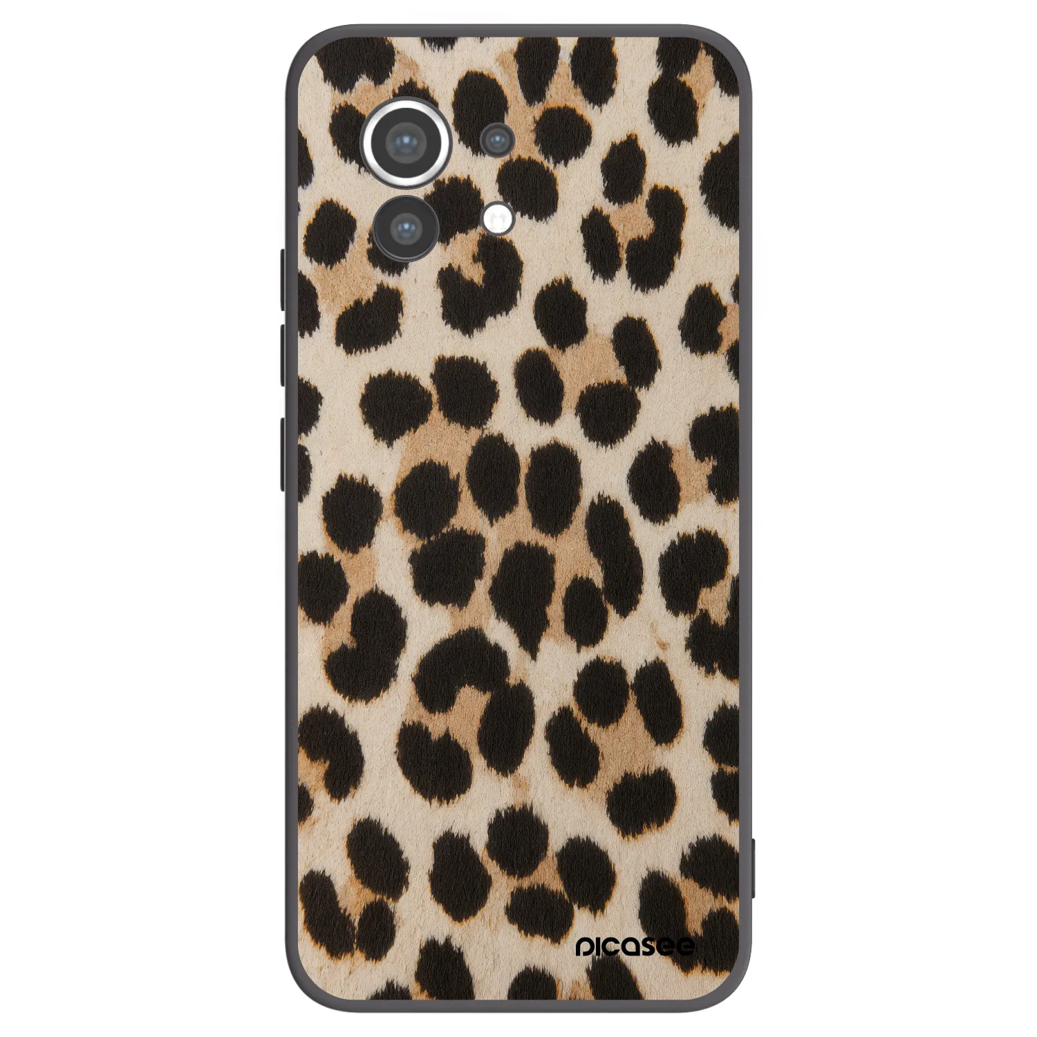 Picasee silikonowe czarne etui na Xiaomi Mi 11 - Brown Tiger