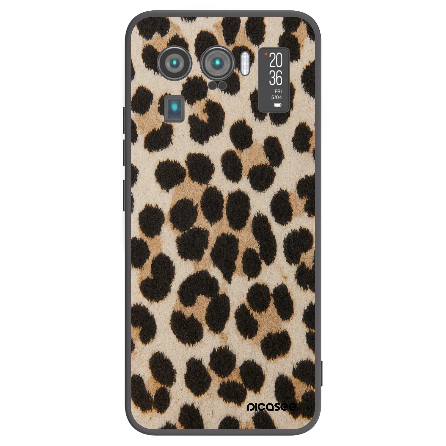Picasee silikonowe czarne etui na Xiaomi Mi 11 Ultra - Brown Tiger