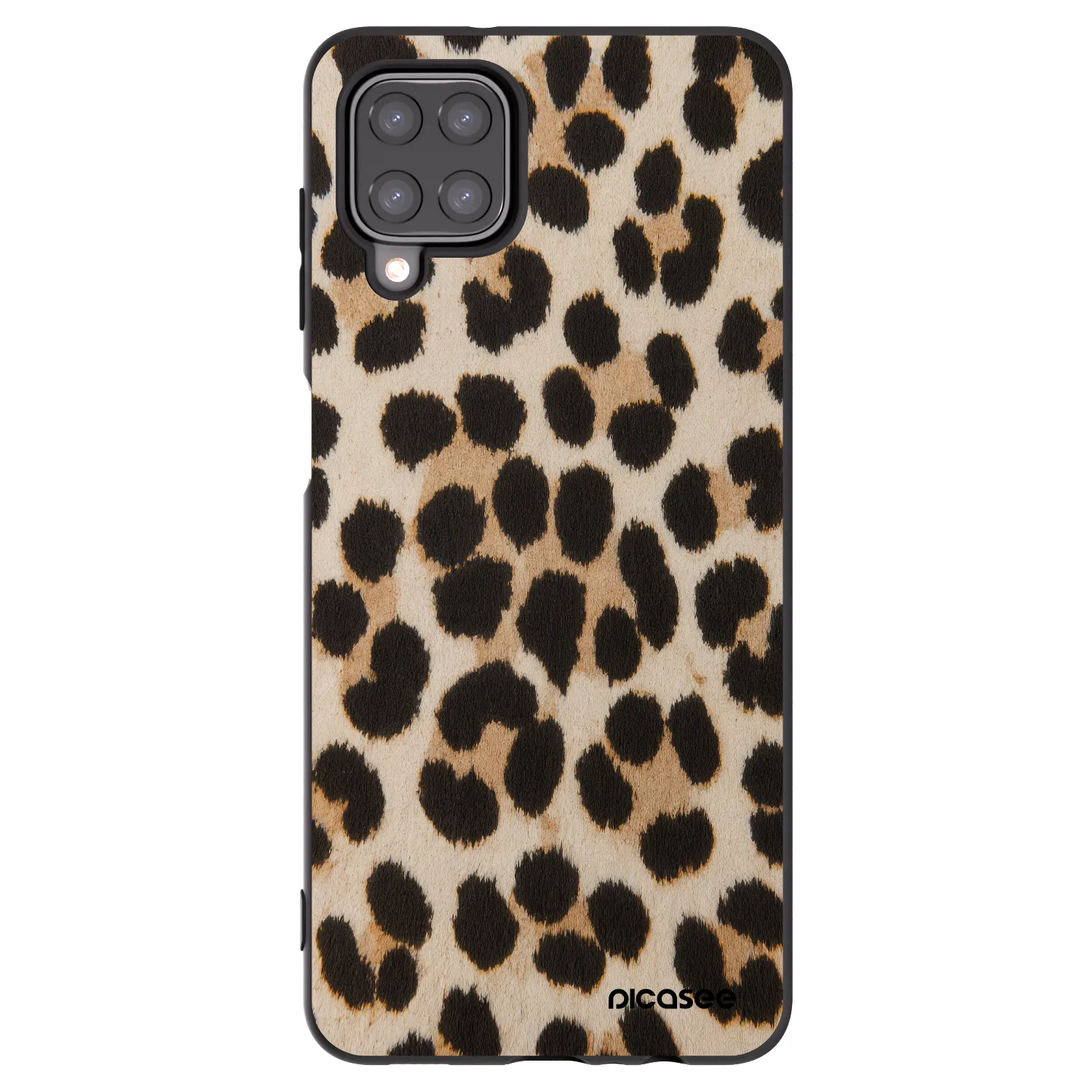 Picasee silikonowe czarne etui na Samsung Galaxy M12 M127F - Brown Tiger