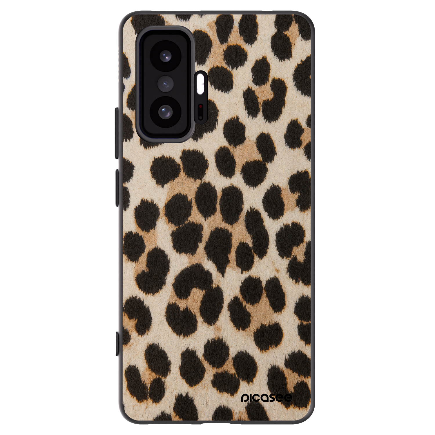 Picasee silikonowe czarne etui na Xiaomi 11T Pro - Brown Tiger